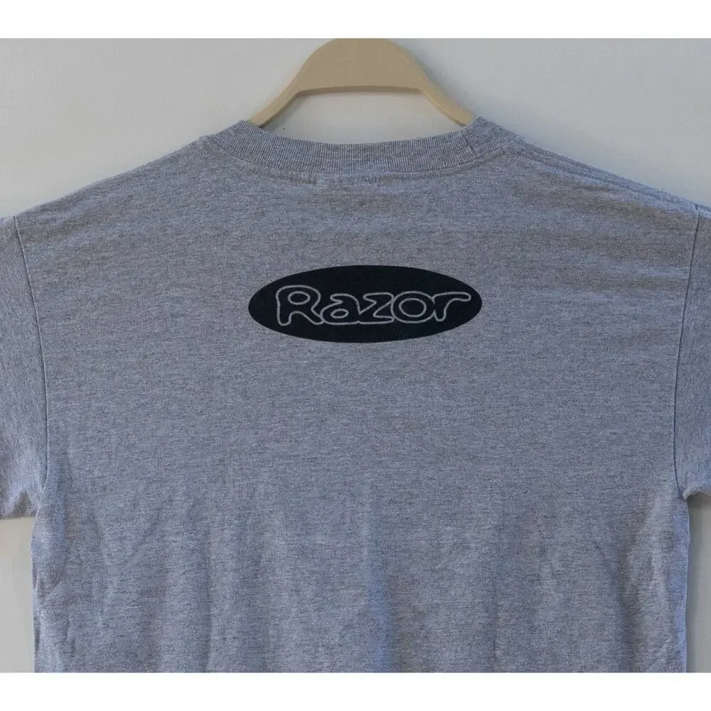 Y2K 2000 Vintage Razor Scooter Shirt Size Big Kid‎ XLarge Cyber Mall Skate